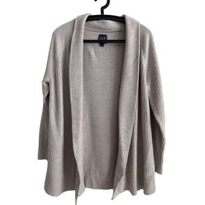 Gap Womens Large Open Cardigan Casual Career Office Minimalist Cottagecore Basic